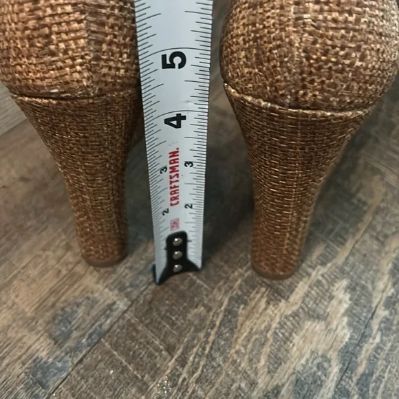 White House Black Market Women’s Elodie Platform Wedge Heels Size 7.5 - Picture 9 of 11